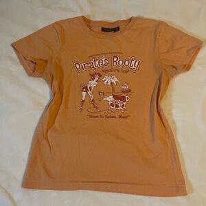 American Eagle Outfitters Orange Pirate's Booty Tee
